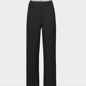 Aritzia The Effortless Pant Wide-Leg Trousers (Black) - Size 12